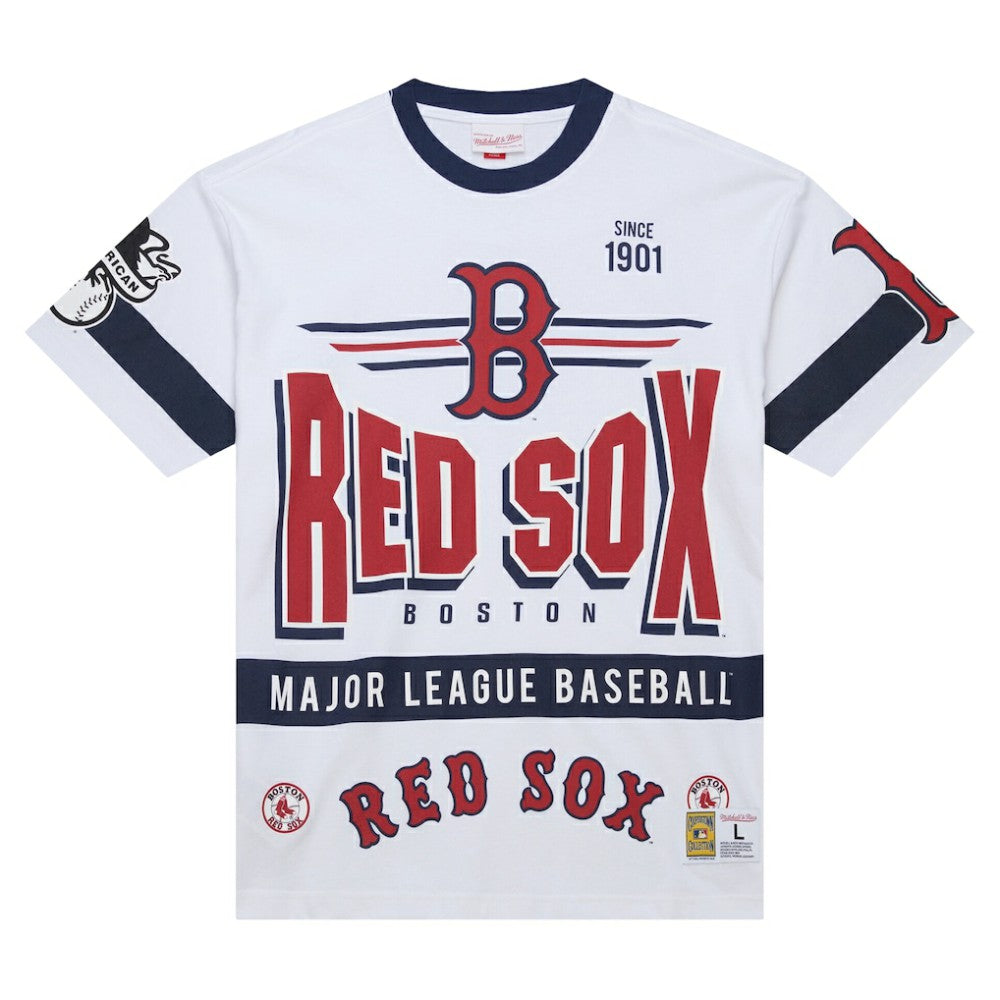 Boston Red Sox Mitchell & Ness Cooperstown Collection Team Origins Premium T-Shirt Outlet