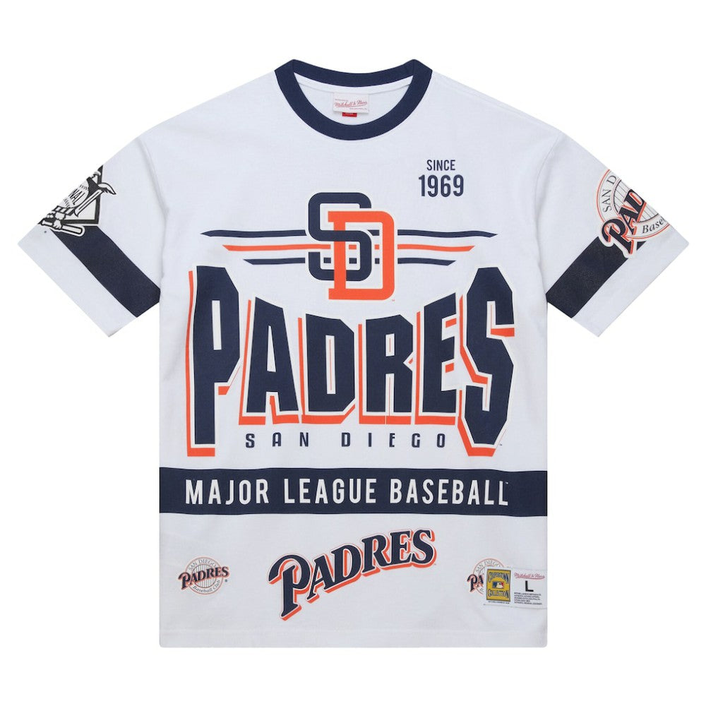 San Diego Padres Mitchell & Ness Cooperstown Collection Team Origins Premium T-Shirt Outlet