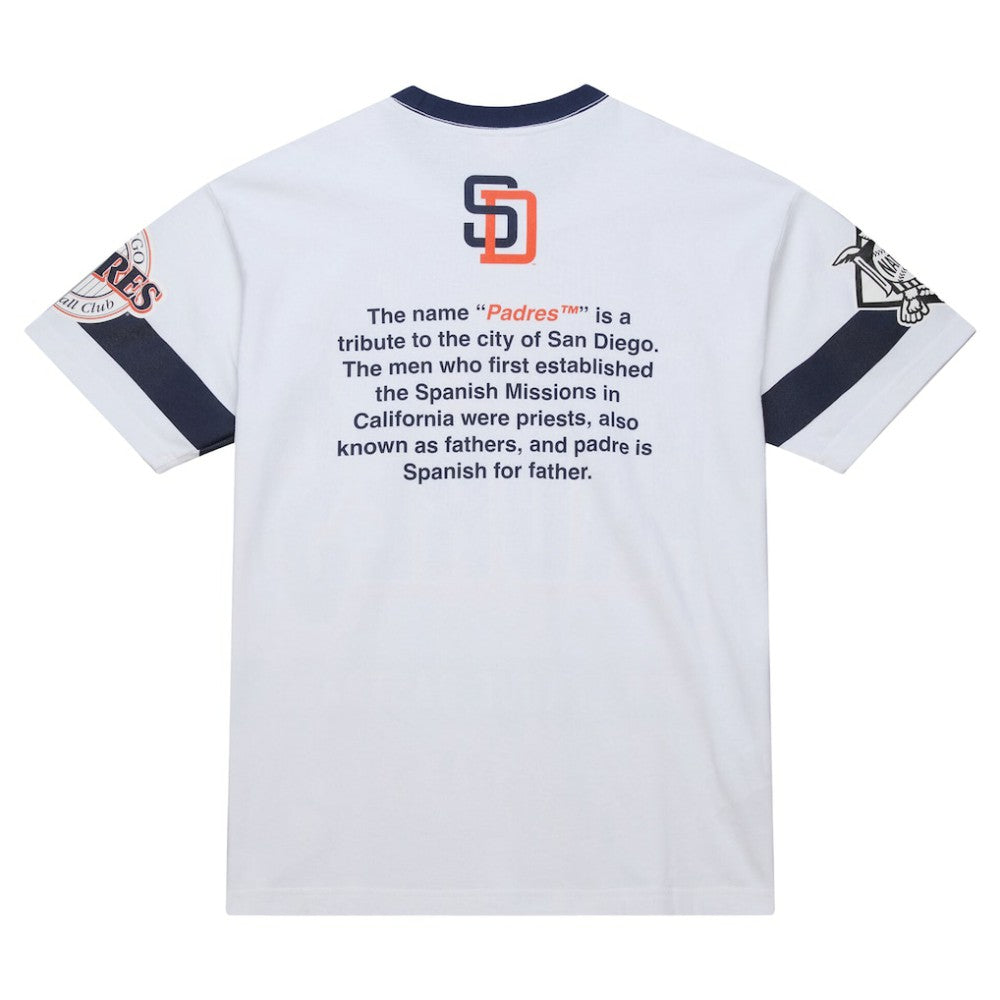 San Diego Padres Mitchell & Ness Cooperstown Collection Team Origins Premium T-Shirt Outlet