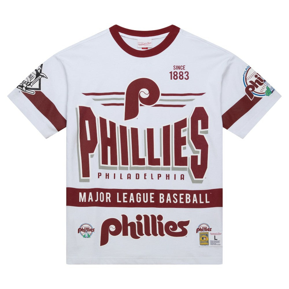 Philadelphia Phillies Mitchell & Ness Cooperstown Collection Team Origins Premium T-Shirt Online