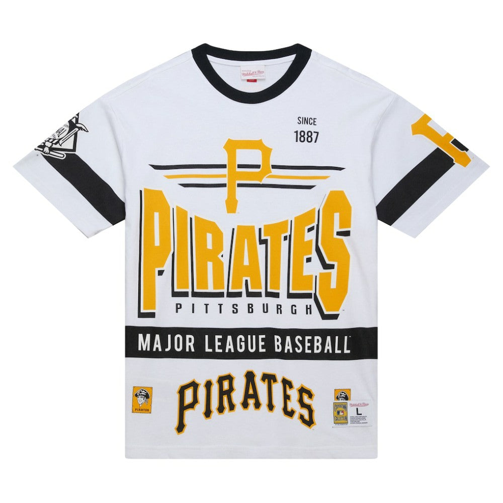 Pittsburgh Pirates Mitchell & Ness Cooperstown Collection Team Origins Premium T-Shirt Outlet