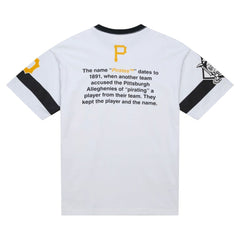 Pittsburgh Pirates Mitchell & Ness Cooperstown Collection Team Origins Premium T-Shirt Outlet