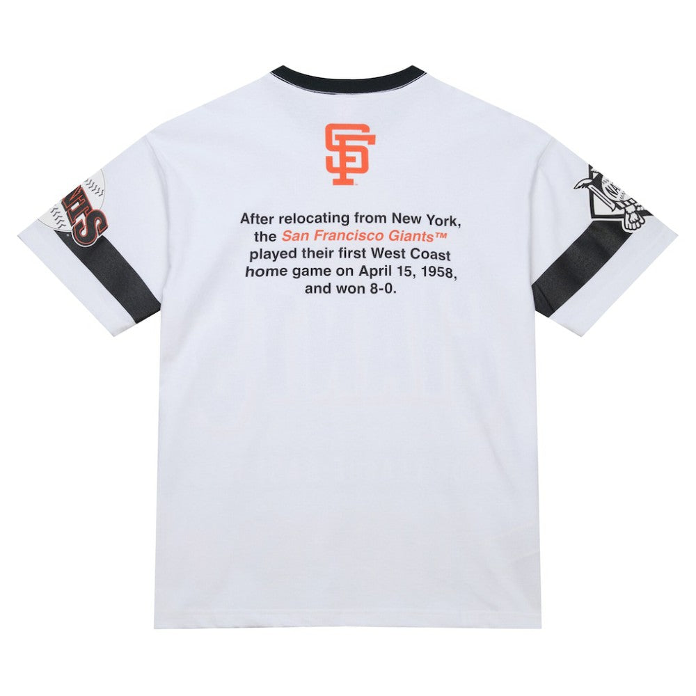 San Francisco Giants Mitchell & Ness Cooperstown Collection Team Origins Premium T-Shirt for sale