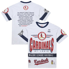 St. Louis Cardinals Mitchell & Ness Cooperstown Collection Team Origins Premium T-Shirt Sale