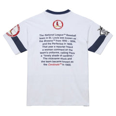 St. Louis Cardinals Mitchell & Ness Cooperstown Collection Team Origins Premium T-Shirt Sale