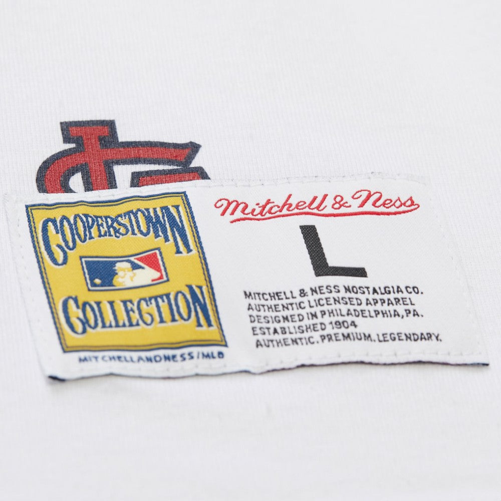 St. Louis Cardinals Mitchell & Ness Cooperstown Collection Team Origins Premium T-Shirt Sale
