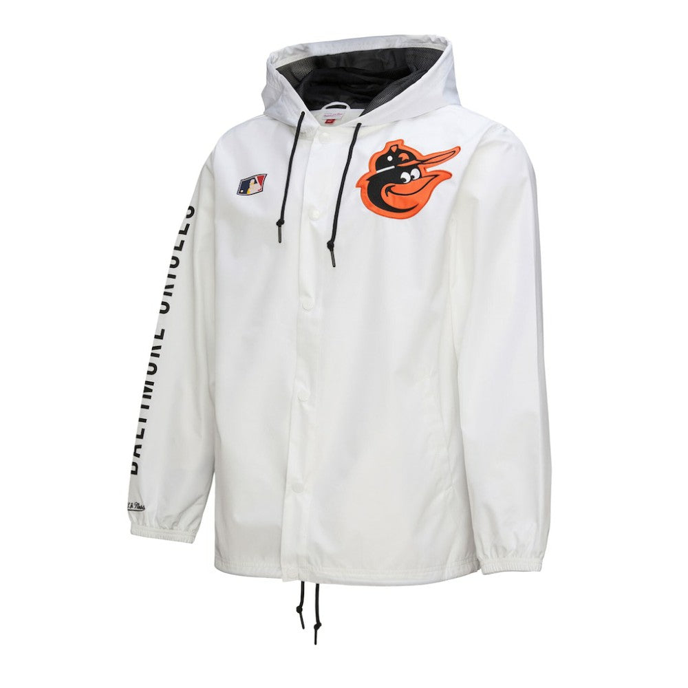 Baltimore Orioles Mitchell & Ness Vintage Full-Snap Hooded Coaches Jacket Near Me