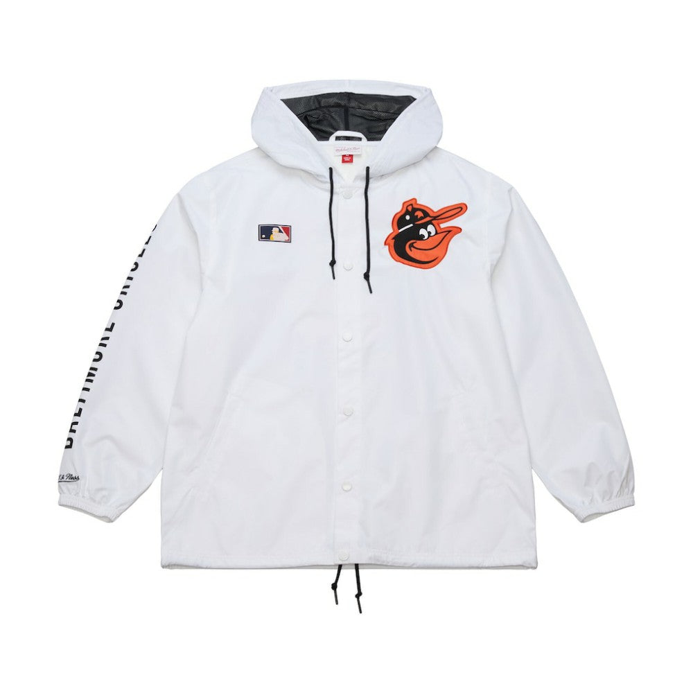 Baltimore Orioles Mitchell & Ness Vintage Full-Snap Hooded Coaches Jacket Near Me
