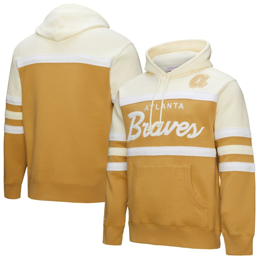 Atlanta Braves Mitchell & Ness Head Coach Pullover Hoodie Online