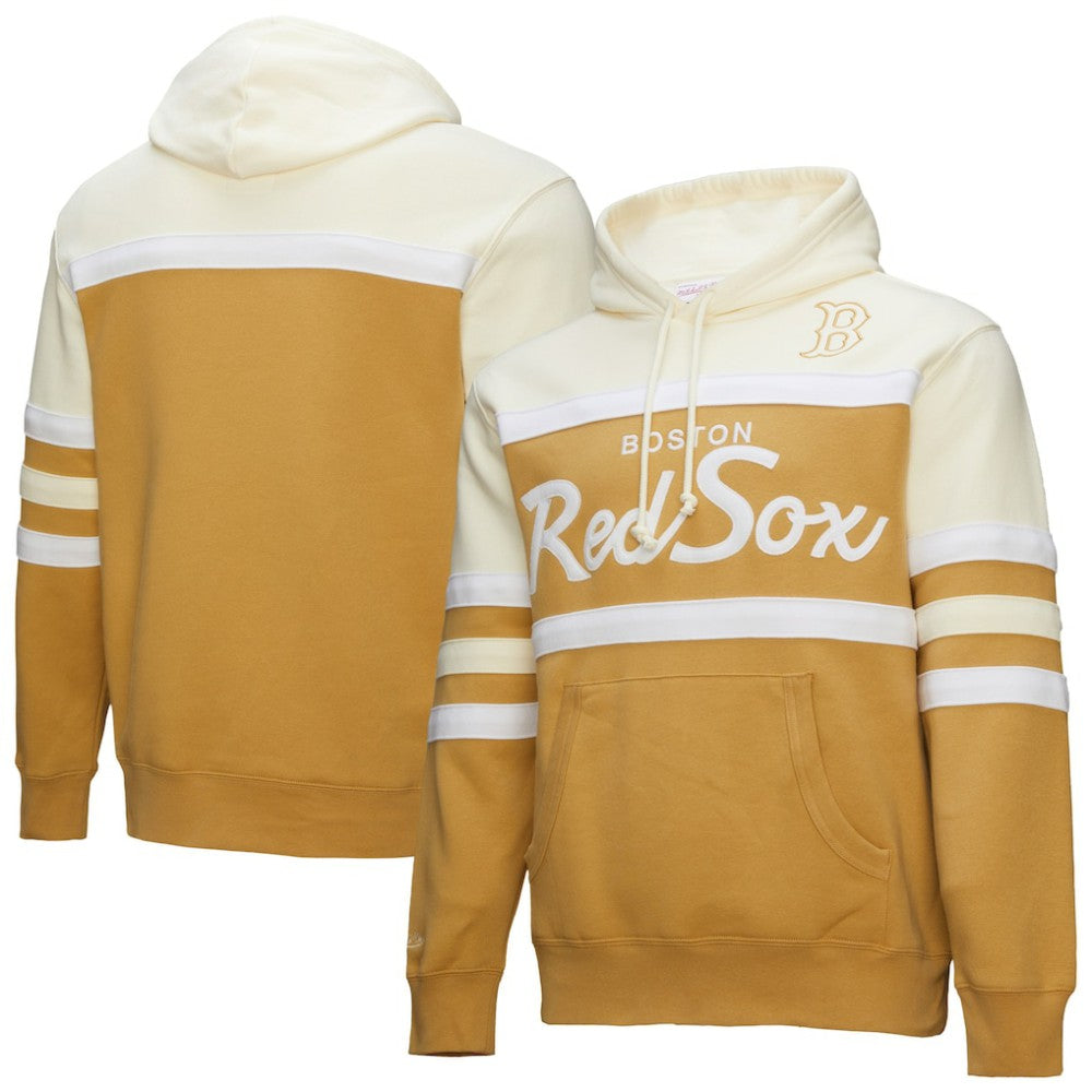 Boston Red Sox Mitchell & Ness Head Coach Pullover Hoodie Sale