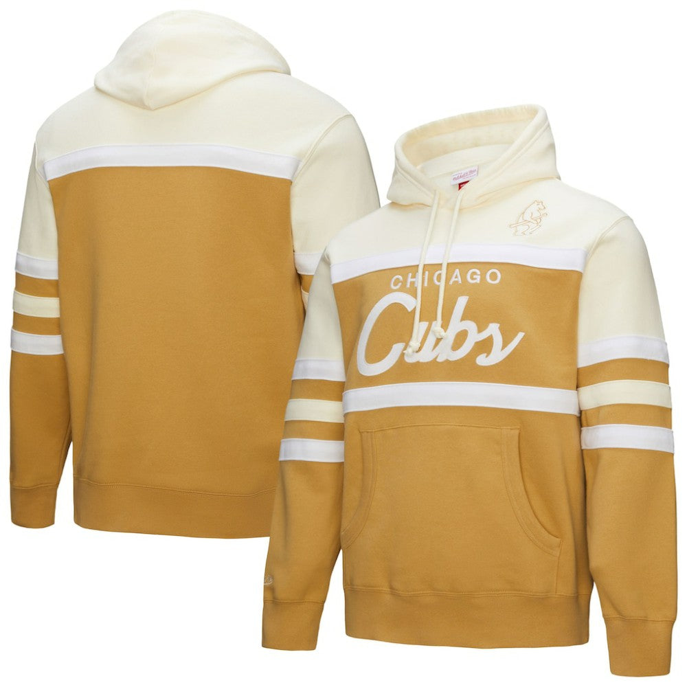 Chicago Cubs Mitchell & Ness Head Coach Pullover Hoodie Discount