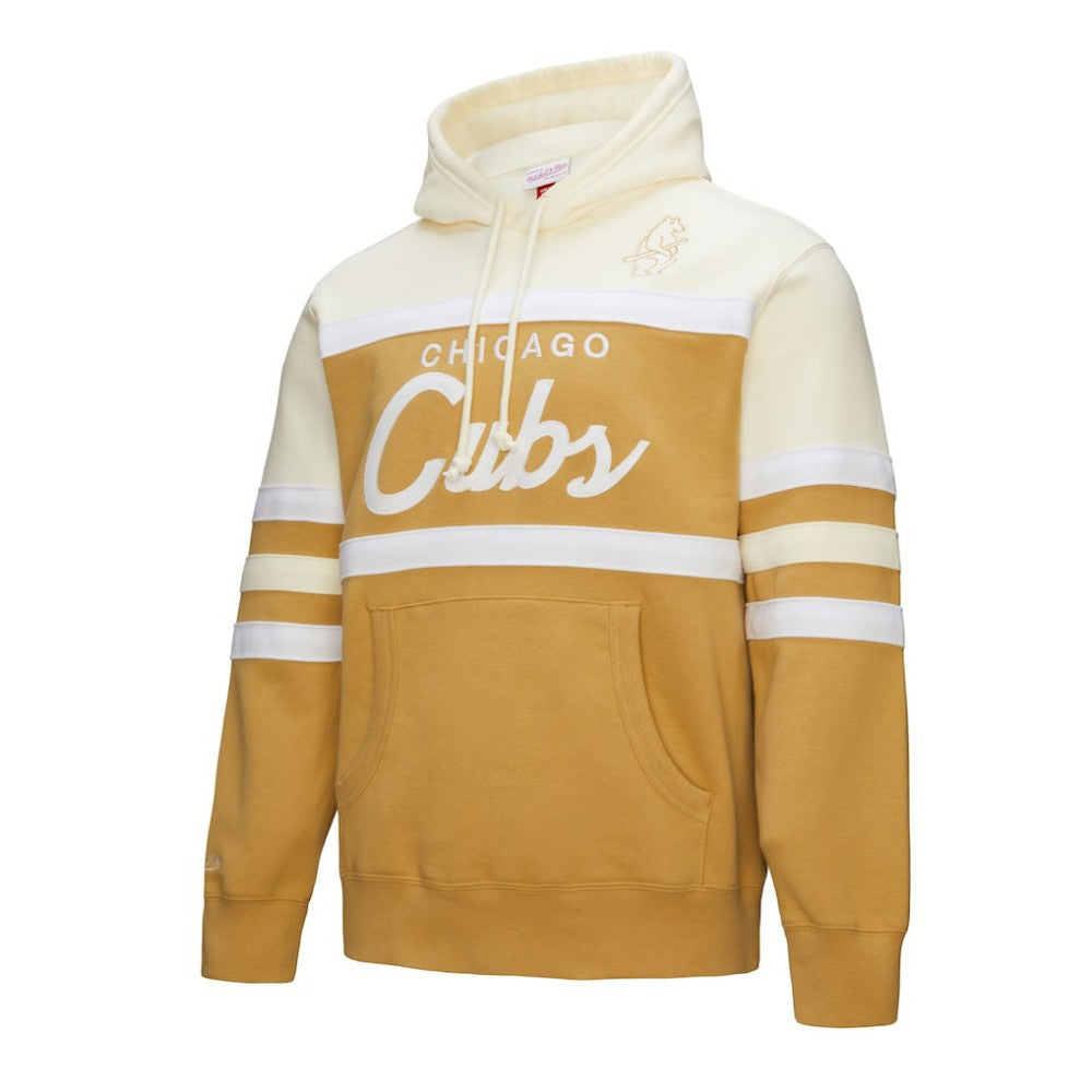 Chicago Cubs Mitchell & Ness Head Coach Pullover Hoodie Discount