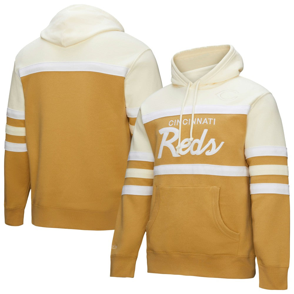 Cincinnati Reds Mitchell & Ness Head Coach Pullover Hoodie Near Me