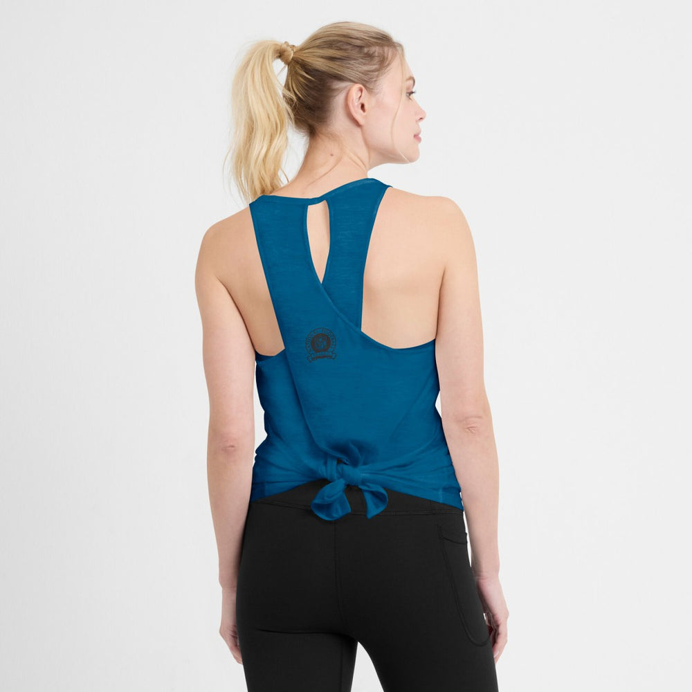 Dallas Cowboys Women's Glory Open-Back Crisscross Dri-FIT Tank Top - Navy - Nike