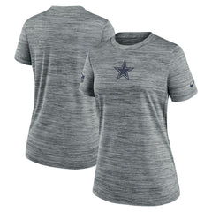 Dallas Cowboys Women's Sideline Velocity Dri-FIT T-Shirt - Gray - Nike
