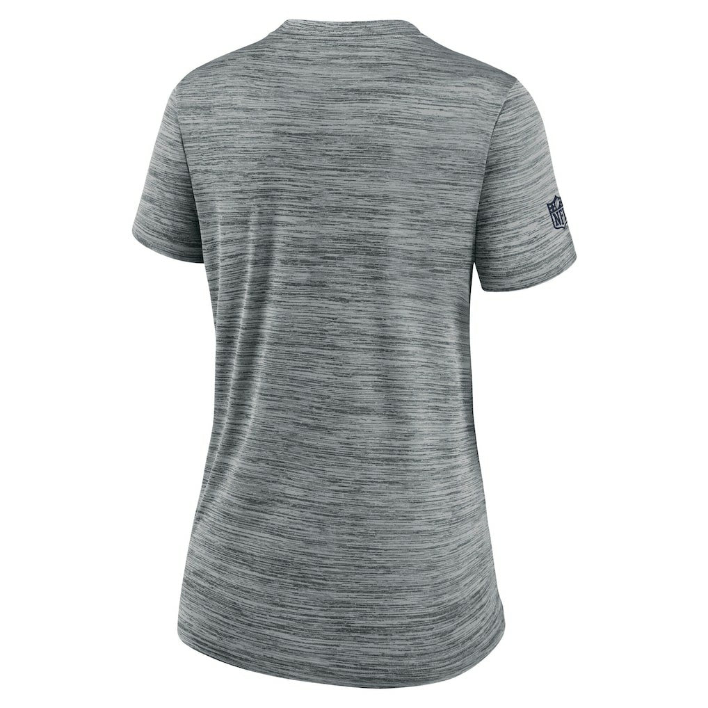 Dallas Cowboys Women's Sideline Velocity Dri-FIT T-Shirt - Gray - Nike