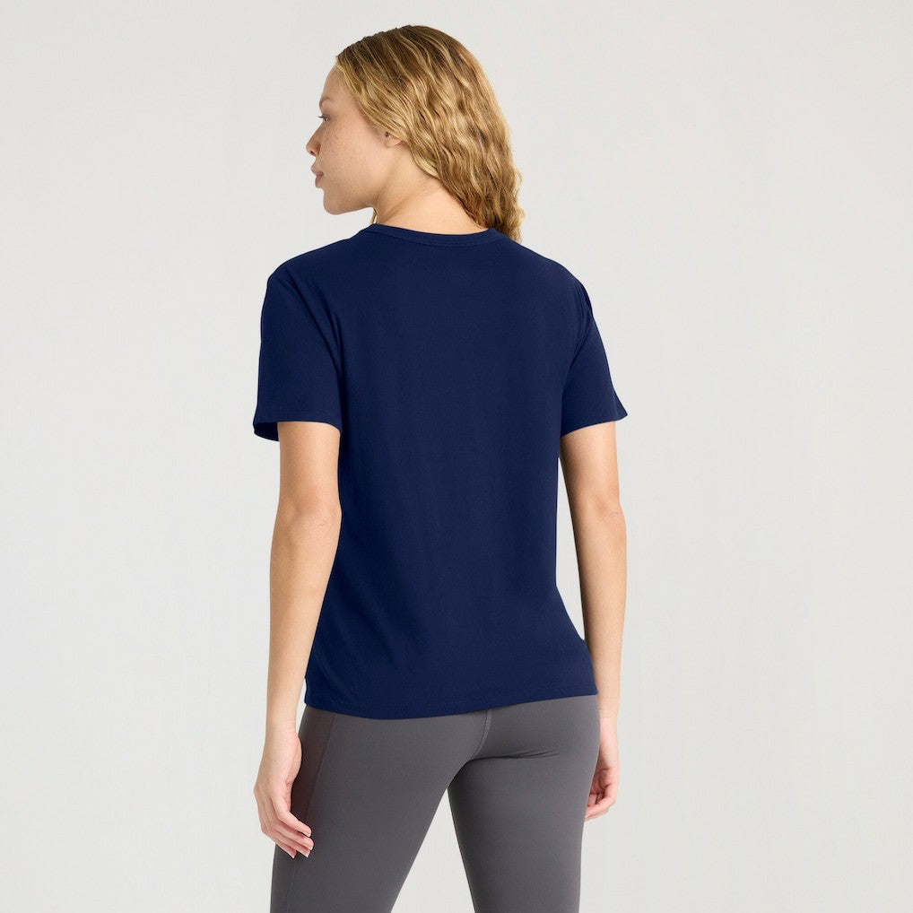 Dallas Cowboys Women's Line Em Up T-Shirt - Navy - Fanatics