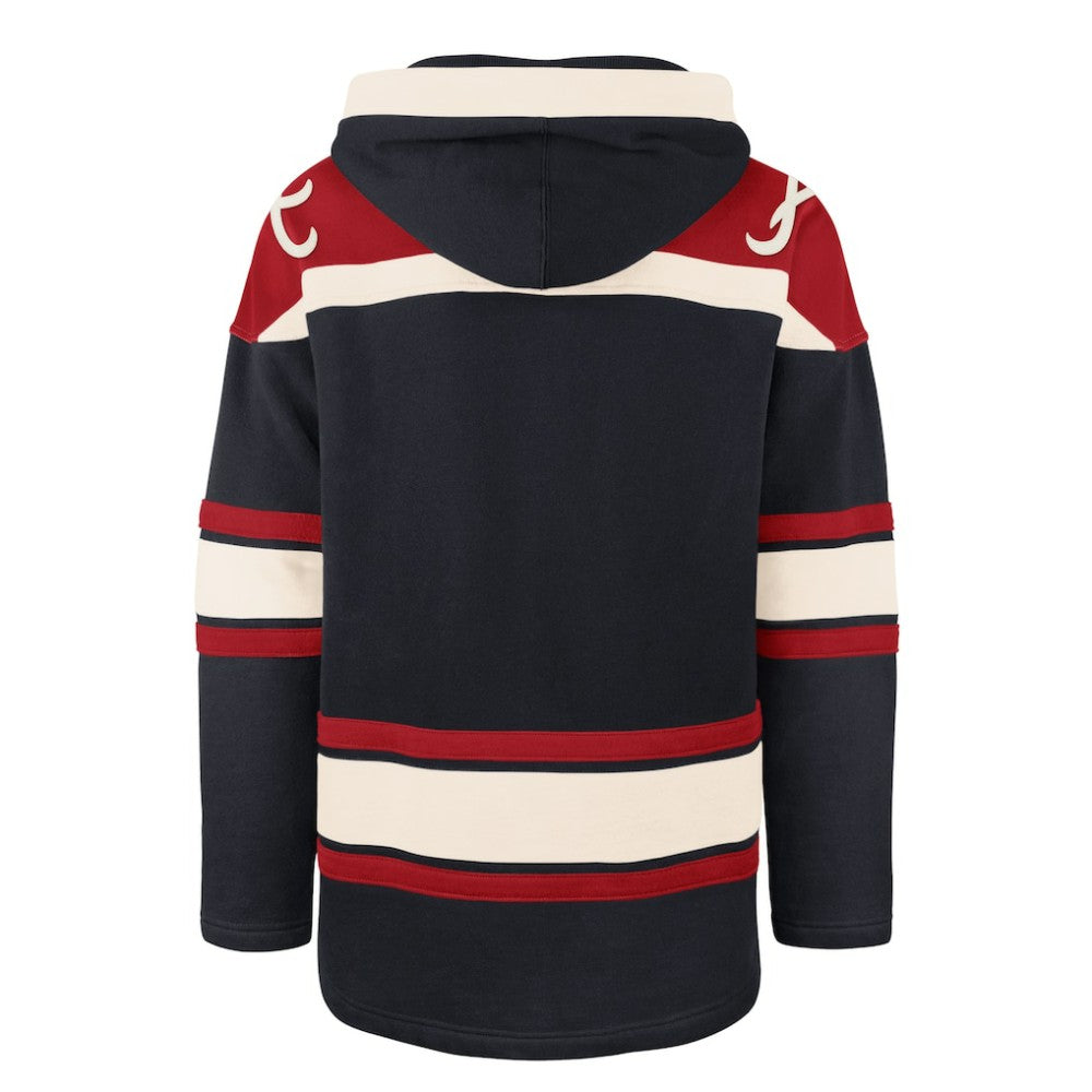 Atlanta Braves '47 Superior Lacer Pullover Hoodie Outlet