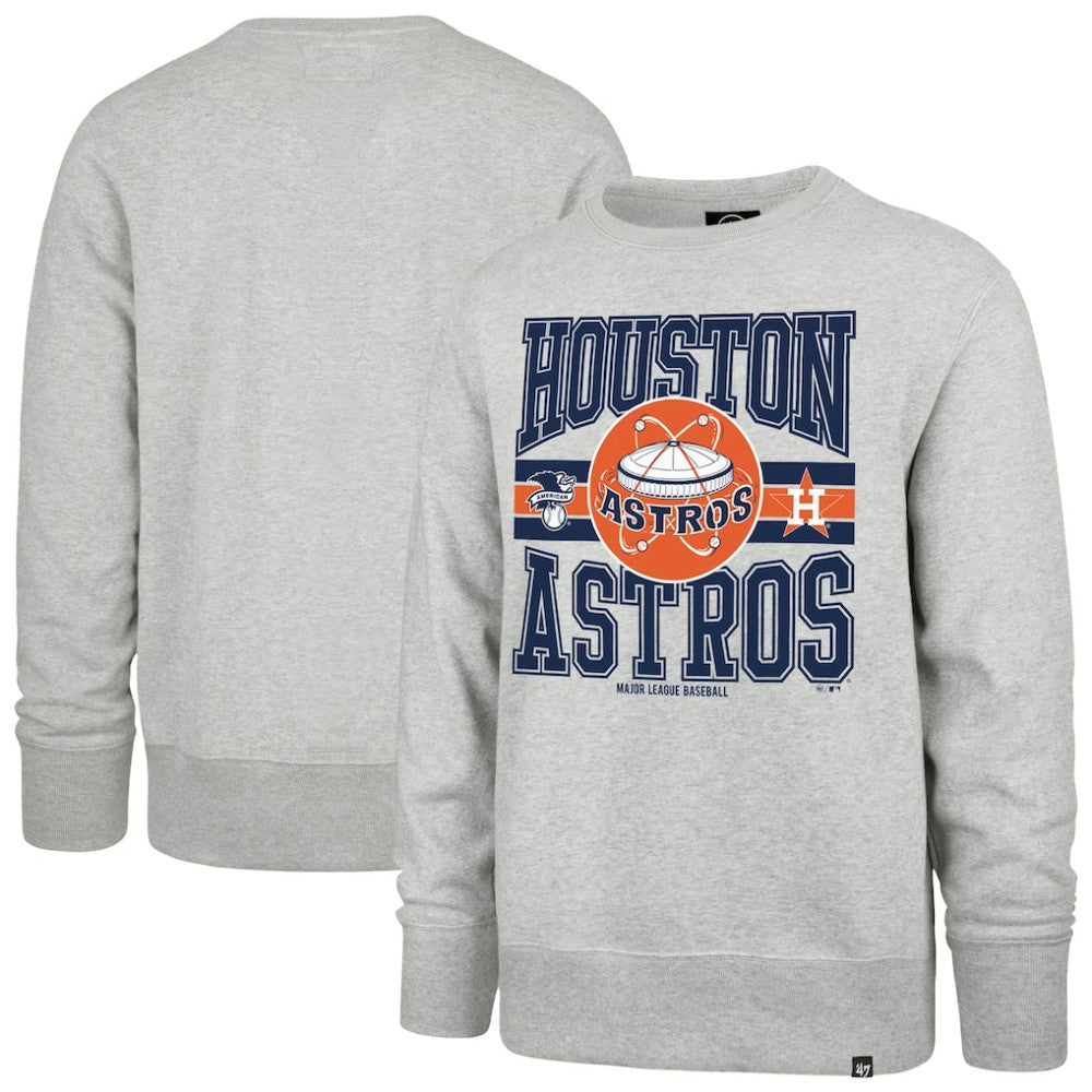 Houston Astros '47 Letters Headline Pullover Sweatshirt Outlet