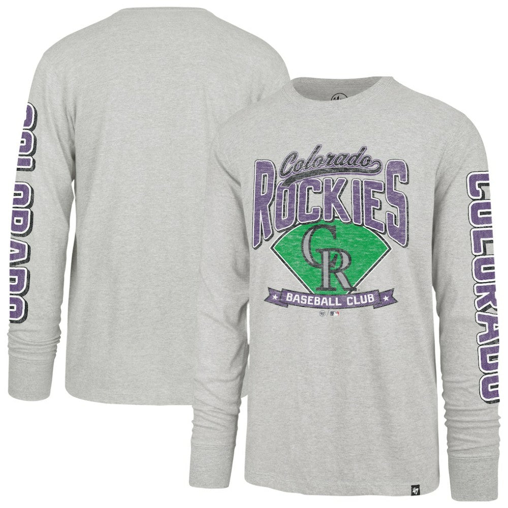 Colorado Rockies '47 Fair Ball Franklin Long Sleeve T-Shirt Outlet