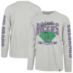 Colorado Rockies '47 Fair Ball Franklin Long Sleeve T-Shirt Outlet