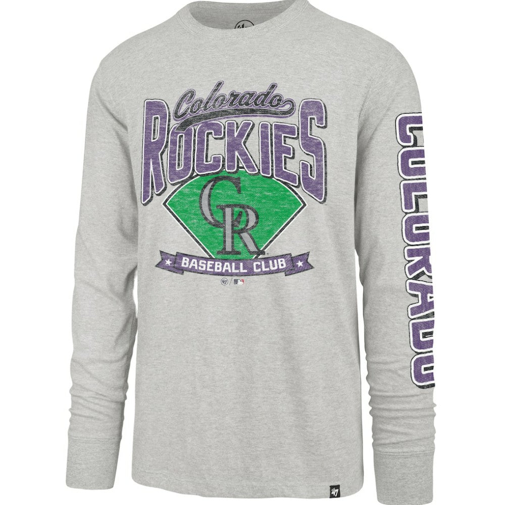 Colorado Rockies '47 Fair Ball Franklin Long Sleeve T-Shirt Outlet