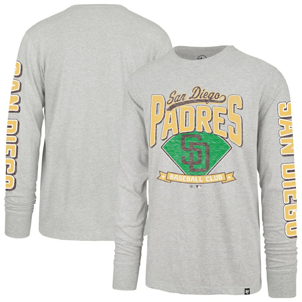 San Diego Padres '47 Fair Ball Franklin Long Sleeve T-Shirt Outlet