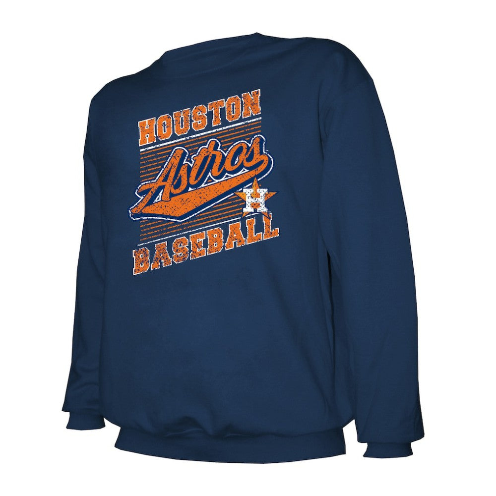Houston Astros Stitches Lightweight Crew Sweatshirt Outlet
