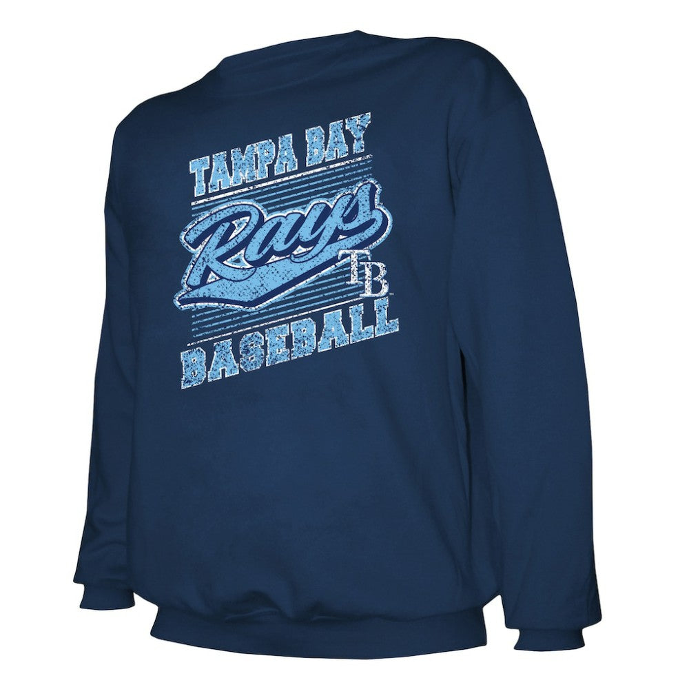 Tampa Bay Rays Stitches Lightweight Crew Sweatshirt Discount
