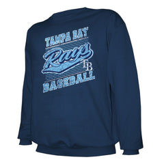 Tampa Bay Rays Stitches Lightweight Crew Sweatshirt Discount