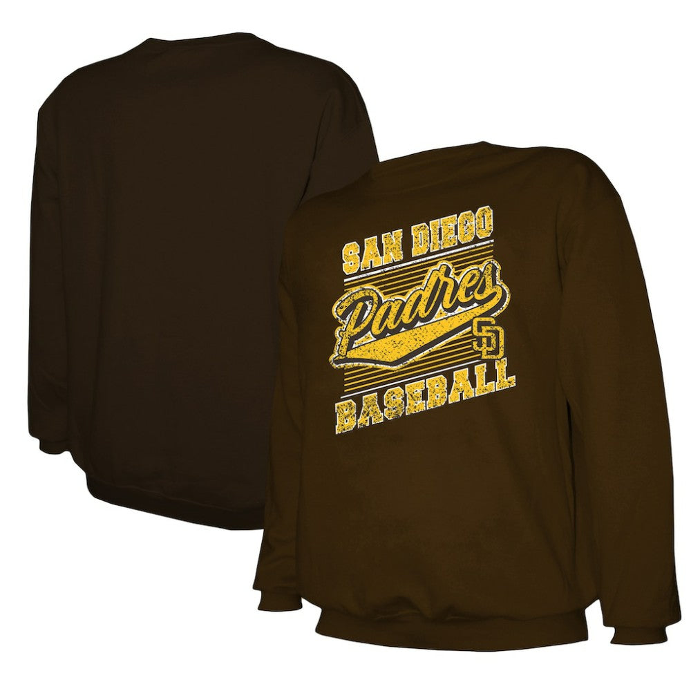 San Diego Padres Stitches Lightweight Crew Sweatshirt Discount
