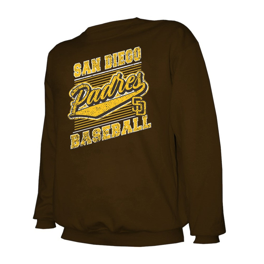 San Diego Padres Stitches Lightweight Crew Sweatshirt Discount