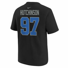 Aidan Hutchinson Detroit Lions Player Name & Number T-Shirt - Black - Nike