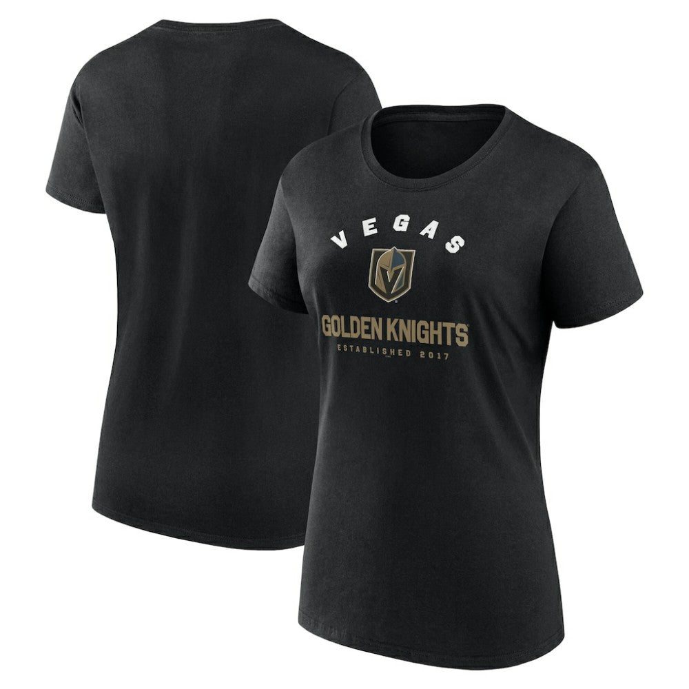 Vegas Golden Knights Logo Athletic Women's Unrivaled T-Shirt - Black | NHL on sale