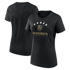 Vegas Golden Knights Logo Athletic Women's Unrivaled T-Shirt - Black | NHL on sale