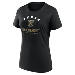 Vegas Golden Knights Logo Athletic Women's Unrivaled T-Shirt - Black | NHL on sale