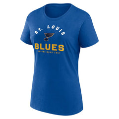 St. Louis Blues Logo Athletic Women's Unrivaled T-Shirt - Blue | NHL sale