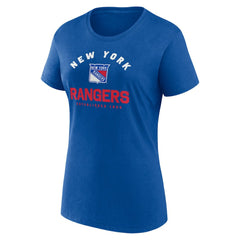 New York Rangers Logo Athletic Women's Unrivaled T-Shirt - Blue | NHL online