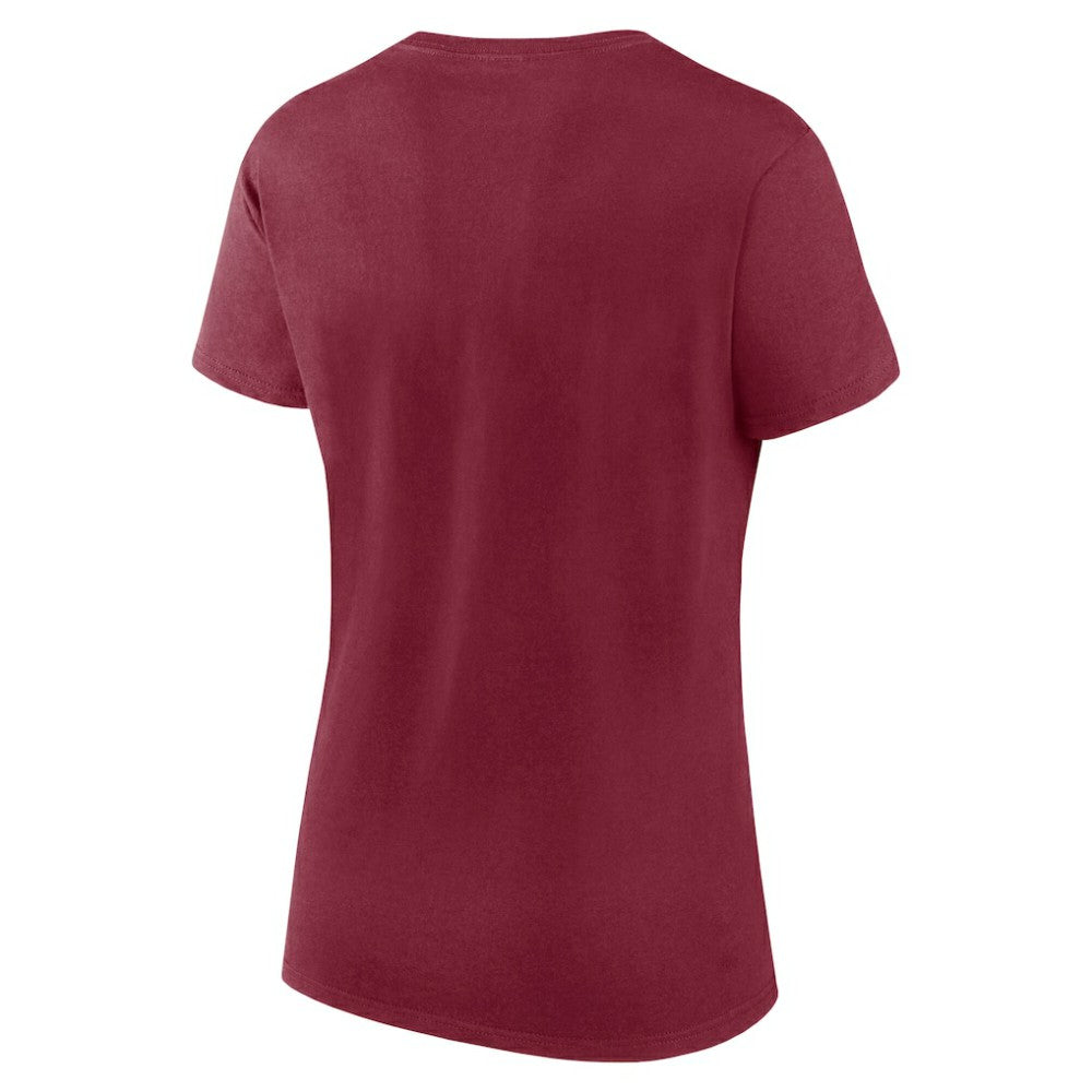 Colorado Avalanche Logo Athletic Women's Unrivaled T-Shirt - Burgundy | NHL Lifestyle