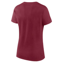 Colorado Avalanche Logo Athletic Women's Unrivaled T-Shirt - Burgundy | NHL Lifestyle