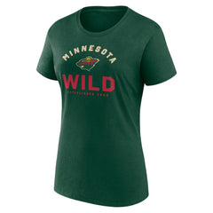 Minnesota Wild Logo Athletic Women's Unrivaled T-Shirt - Green | NHL sale