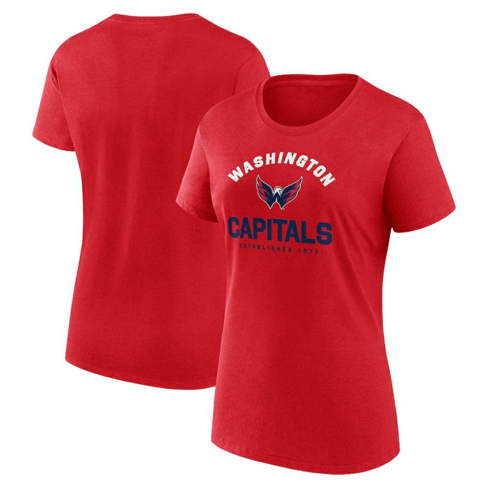 Washington Capitals Logo Athletic Women's Unrivaled T-Shirt - Red | NHL sale