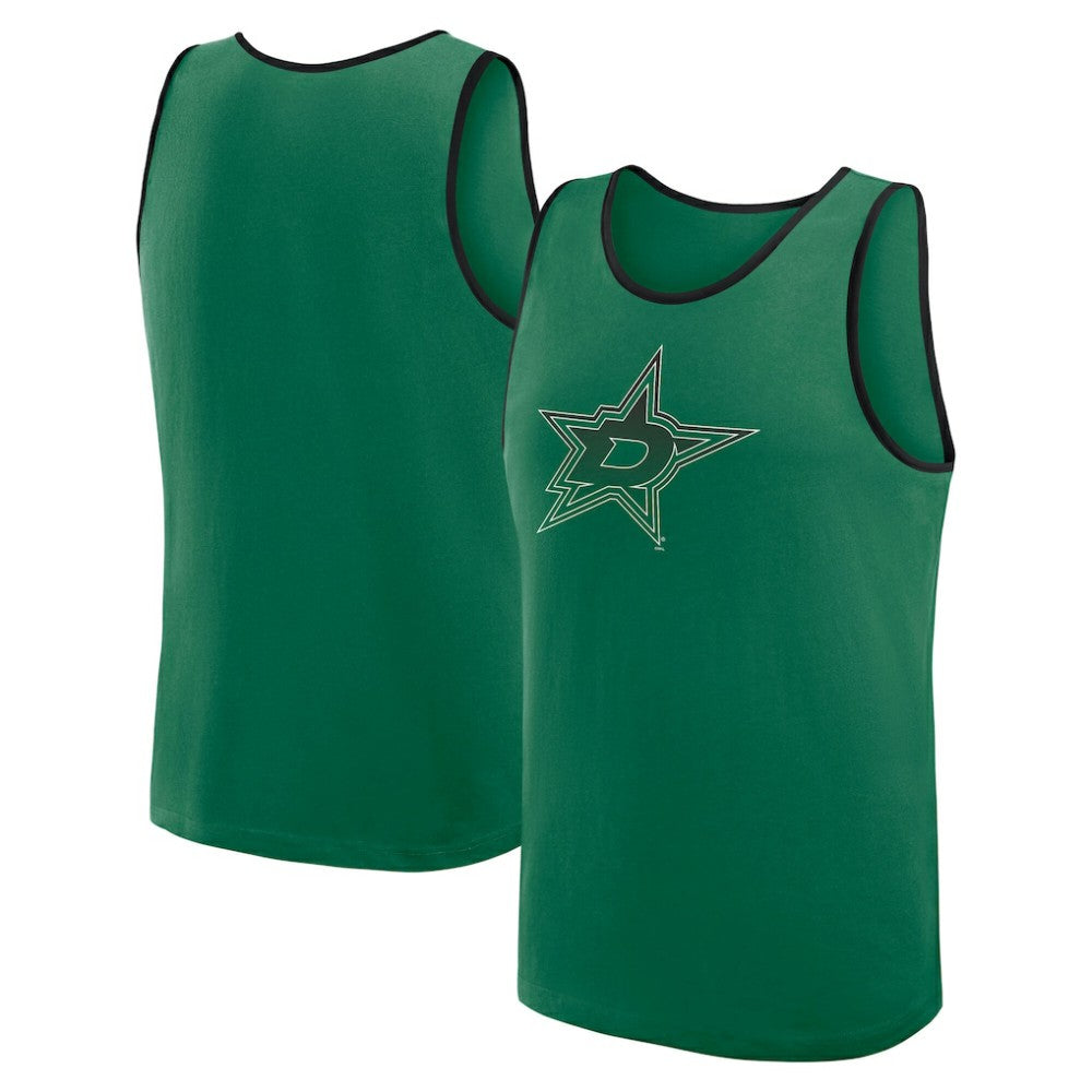 Dallas Stars Logo Athletic Unmatched Success Tank Top - Kelly Green | NHL online