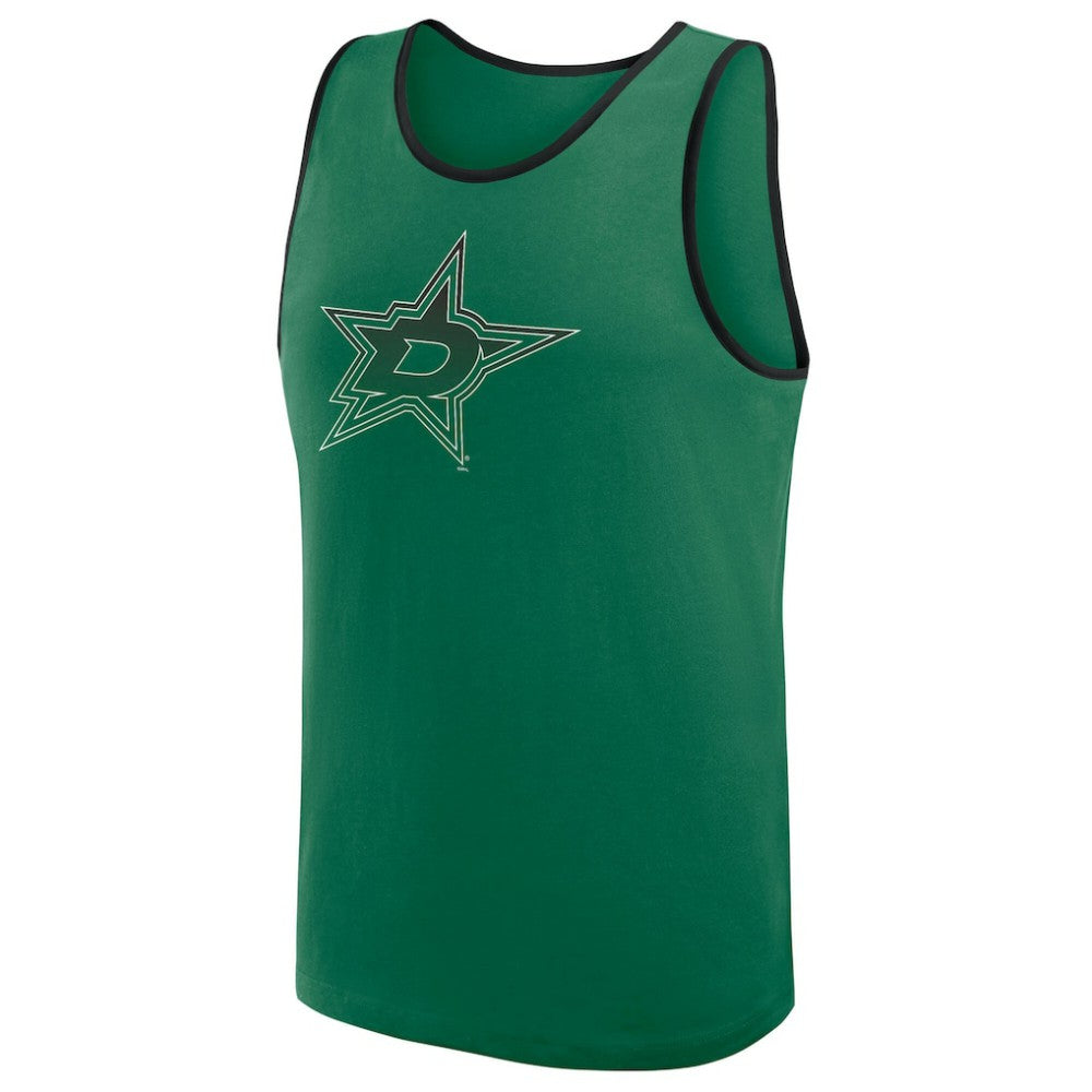 Dallas Stars Logo Athletic Unmatched Success Tank Top - Kelly Green | NHL online