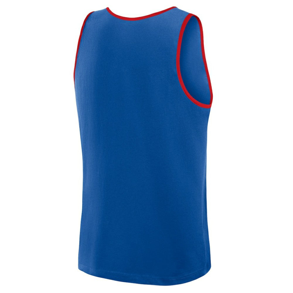 New York Rangers Logo Athletic Unmatched Success Tank Top - Blue | NHL online