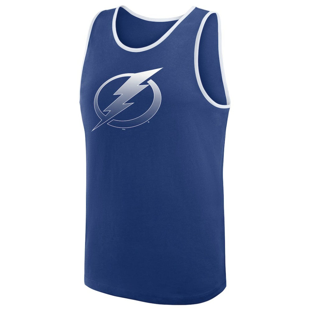 Tampa Bay Lightning Logo Athletic Unmatched Success Tank Top - Blue | NHL near me
