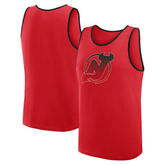 New Jersey Devils Logo Athletic Unmatched Success Tank Top - Red | NHL sale