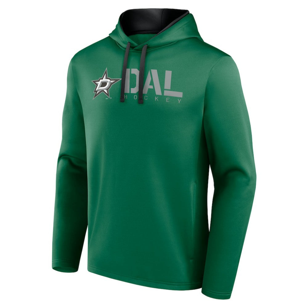 Dallas Stars Logo Athletic Head Start Pullover Hoodie - Kelly Green | NHL near me