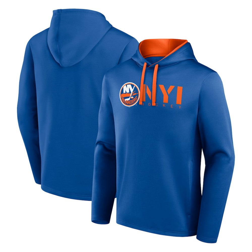 New York Islanders Logo Athletic Head Start Pullover Hoodie - Royal | NHL online