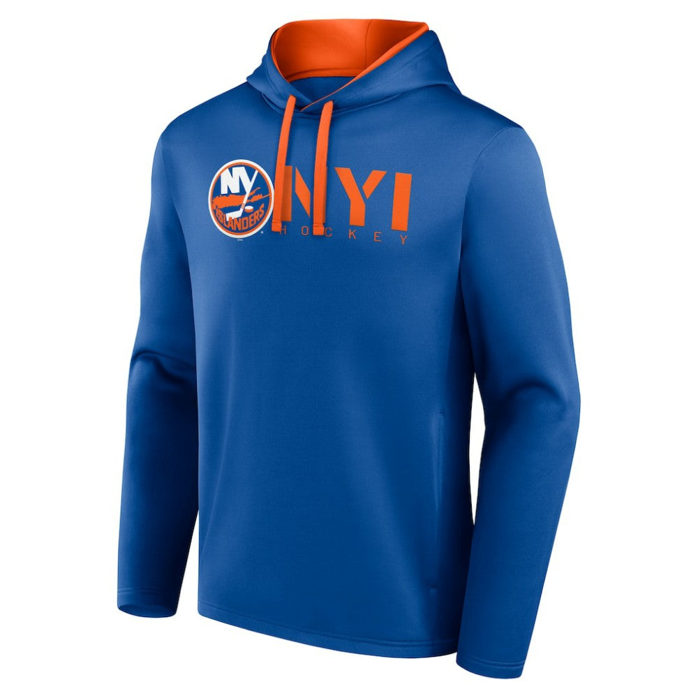 New York Islanders Logo Athletic Head Start Pullover Hoodie - Royal | NHL online